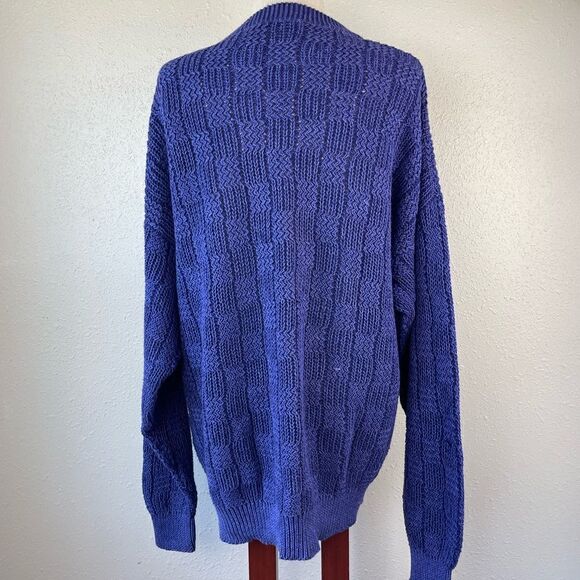 Vintage Weekends Purple Crewneck Sweater Size XL EUC - Picture 5 of 6